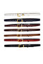 100% Genuine Leather 7-Piece Super Set Gold Color Suit Buckle 2 cm Women's Belt, Compatible with All Outfits - 7