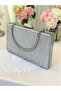 Dot Patterned Color Women's Evening Dress Bag - 3