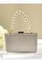 Dot Pattern Gold Color Women's Evening Dress Bag Wedding Engagement Graduation - 2