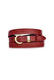 100% Genuine Leather Gold Color Suit Bridge Red Women's Belt 2cm Fits All Clothes_Ki̇li̇k-Gold - 8