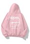 Unisex Social Introvert Sweatshirt Hoodie Pink