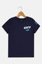 Kids Boy Sportswear Fit Short Sleeve Outdoor T Shirt, Navy