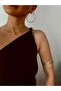 Big Form Glitter Hoop Earrings - 3