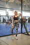 بنطال رياضي منقوش GraffiFit باللون الأسود - 7