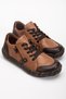 Genuine Leather Soft Sole Women's Tan Brown Sneaker Casual Sports Shoes - 4