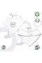 Organic Bandana Bibs, BPA-Free, Washable, Absorbent, Super Soft Material, Extra Organ - 4