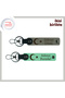 Team, Ash Gray-Green, Souvenir for Beginner Assistants – Moon Star Pattern Keychain
