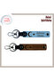 Moon Star Keychain Set of 2, Sky Blue-Brown, Spiritual Value High Gift for Patriotic
