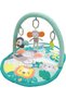 Jungle Friends Mat With Single Arch, Om+, Baby Playmat & Activity Gym - Green