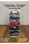 1/64 Scale Vehicle Display Stand (for 5 Vehicles) - Silver Gray - Vehicles Not Included!
