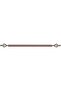 Roman Pole Style Extendable Curtain Rod (Rose Gold, 110 – 200 c