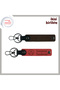 Set, Dark Brown-Pomegranate Flower, a Gift to Tell a Friend about Loyalty – Personal Keychain with Three Crescent Star Pattern