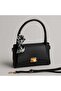 Women's Bag with Handle and Adjustable Strap with Gold Detail + Gift Scarf - 3