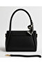 Women's Bag with Handle and Adjustable Strap with Gold Detail + Gift Scarf - 4