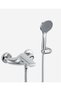 Italian Webert-Aria Single Lever Shower Mixer - Spiral Hose Included
