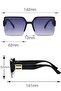 Women's Uv 400 Protected Rimless Sunglasses A-036 - 3