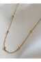Steel Necklace Bead Chain ​​Model Gold Stainless