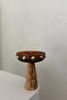 Fancy Wooden Leg Bowl Gold Presentation Bowl 11 cm (Snack Bowl - Turkish Delight Bowl) - 4