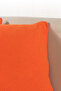 Bohemian 2-Piece Throw Pillow Case Decorative Pillow Case 45X45 Zippered Orange - 3