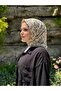 وشاح نسائي من القطن بنقشة ملونة ناعمة - 2