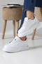 100% Leather Thick Sole Full Mold Comfortable Women's Sports Shoes Sneaker - 4