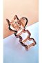 Women's Spiral Bow Bone Metal Buckle - 6