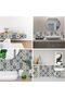 Kitchen Countertop Covering Marble Pattern Adhesive Foil Tile Covering Sticker 60cm X 100cm - 2