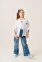 Girl's Double Muslin Shirt Double Set 1813 - 3