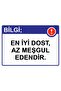 Knowledge; the Best Friend Is the One Who Is Not Too Busy. Isg Warning Sign Pvc A3 30X42 cm