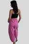 Pink Elastic Waist Casual Trousers - 3