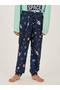 Printed Long Sleeve T-Shirt and Jogger Pyjama Set - 5