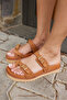 Neretto Women's Taba Real Leather Suet Eva Sole Slippers - 2