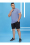 تي شيرت بقصّة Slim Fit ورقبة دائرية سادة بمقاس كبير مع TECHNOCOOL+ - 3