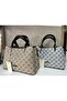 Women's Hand and Shoulder Bag with Logo - 3