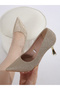Glittered Pointed Toe Stiletto Heels Pumps - 3