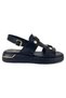 2544007 Daily Genuine Leather Sandals-Black - 2