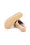 Real Handmade Platform Closed Toe Handmade Straw Linen 5cm Heel Sabo Slippers Handmade - 5