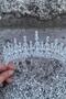 Abrienda Silver Bridal Henna Crown Special Occasion Accessory Women's Crown Hair Accessory – Crown, Crystal Stone - 4