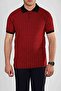 Tmb Striped Polo Neck Claret Red - 5