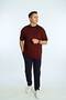 Tk Viscose Striped Oversize T-Shirt Claret Red - 7
