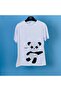 تي شيرت Tmb Hungry Panda كبير الحجم باللون الأبيض