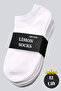 Women - Men (12 Pairs) Invisible Economic Ankle Booties Socks - 2