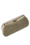 Light Gold Crystal Stone Women's Evening Dress Hand-Shoulder Bag - 2