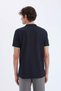 Slim Fit Slim Fit Stand Collar Textured Short Sleeve Waffle Polo T-Shirt Z4262Az25Sm - 6