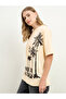 Oversized Summer Paradise Graphic Dropped Shoulder T-Shirt - 3