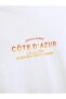 Slogan Print Short Sleeve T-Shirt - 4