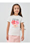 Girls Graphic Print Short Sleeve T-Shirt
