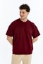 Men's Modal T-Shirt Oversize Comfortable Loose Fit T-Shirt Heavy Fabric Easy to Wrinkle Free Ironing - 2