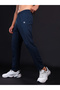 بنطال رياضي سادة بقصّة Slim Fit مع رباط - 4