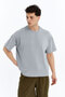 Men's Modal T-Shirt Oversize Comfortable Loose Fit T-Shirt Heavy Fabric Easy to Wrinkle Free Ironing